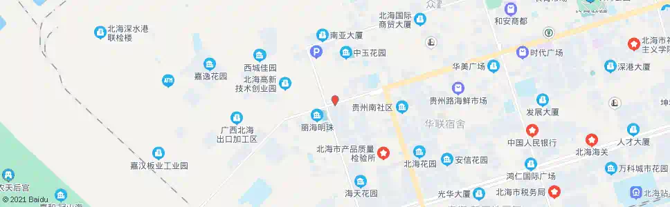 北海西藏路口_公交站地图_北海公交_妙搜公交查询2025