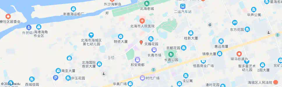 北海客运中心_公交站地图_北海公交_妙搜公交查询2025