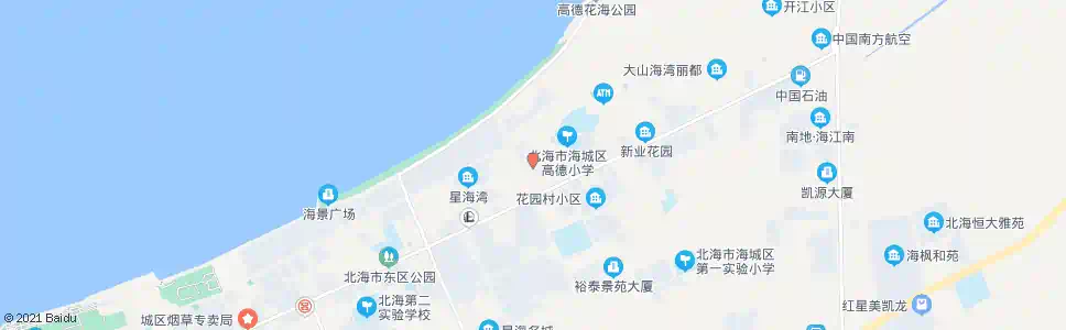 北海高德新街_公交站地图_北海公交_妙搜公交查询2025