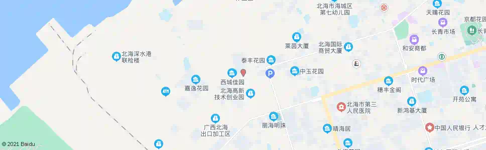 北海百丰花园_公交站地图_北海公交_妙搜公交查询2025