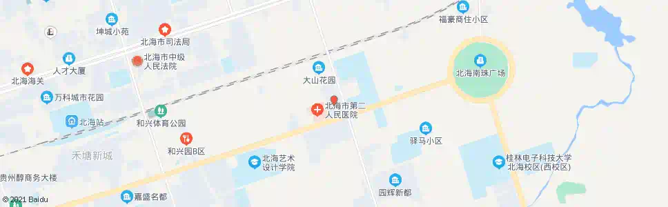 北海天宁新城_公交站地图_北海公交_妙搜公交查询2025