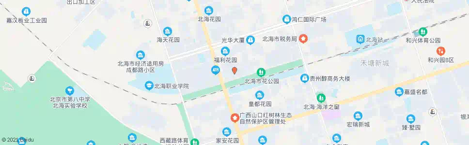 北海白屋新村_公交站地图_北海公交_妙搜公交查询2025