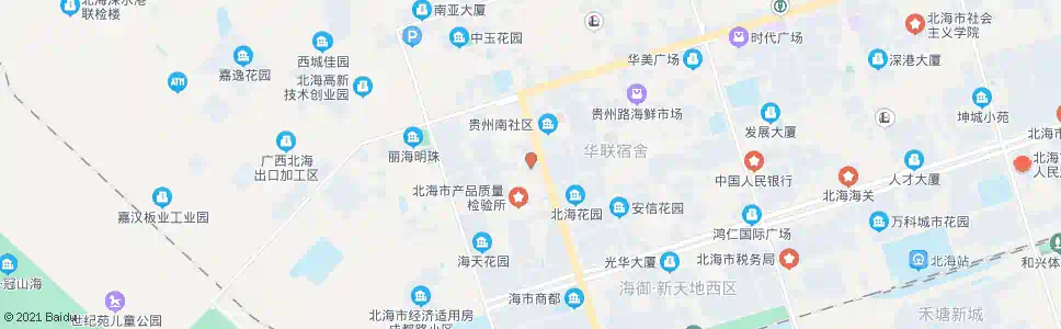北海盛泰晴海居_公交站地图_北海公交_妙搜公交查询2025