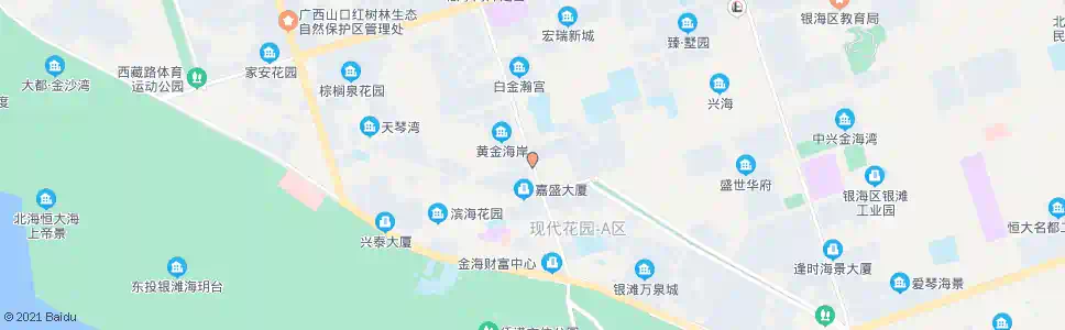 北海穗丰金湾_公交站地图_北海公交_妙搜公交查询2025