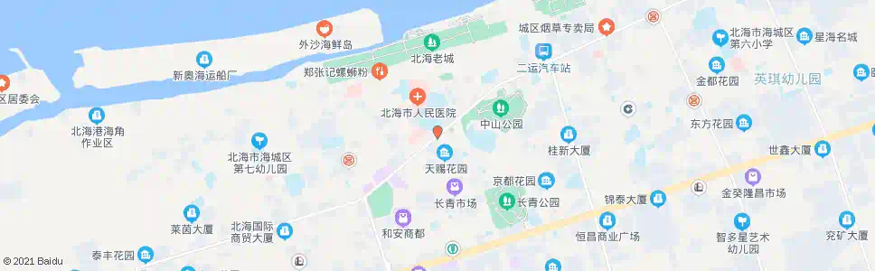 北海北部湾路文明路口_公交站地图_北海公交_妙搜公交查询2025