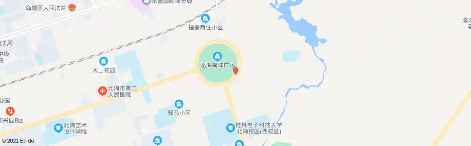 北海南珠广场_公交站地图_北海公交_妙搜公交查询2025