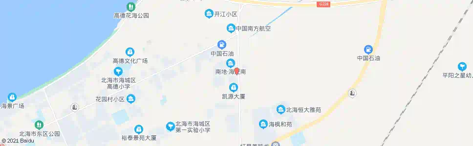 北海珠光苑_公交站地图_北海公交_妙搜公交查询2025