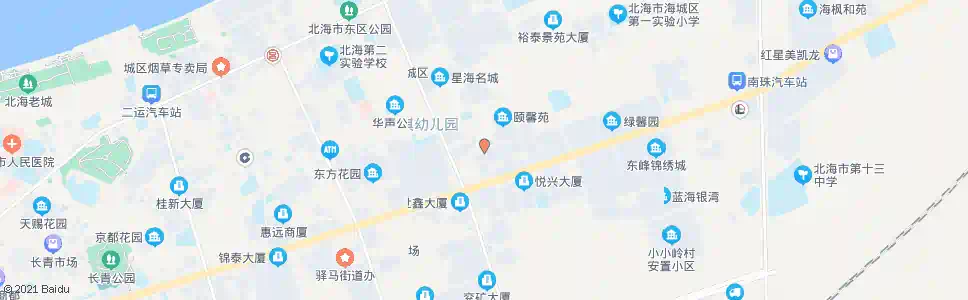 北海北星路口_公交站地图_北海公交_妙搜公交查询2025