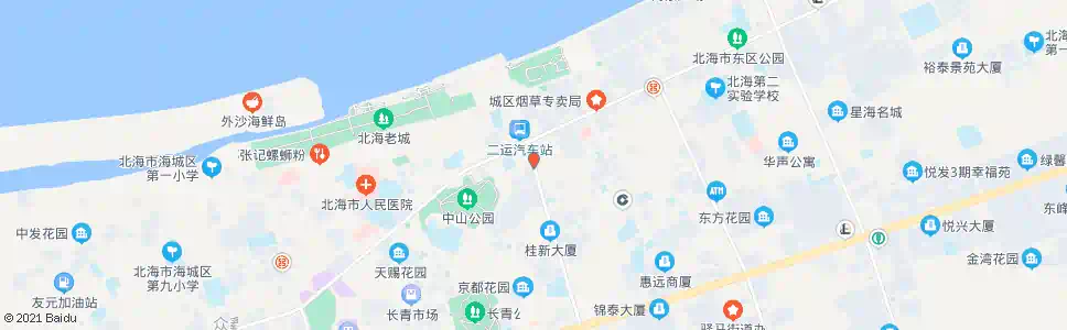 北海南珠市场_公交站地图_北海公交_妙搜公交查询2025