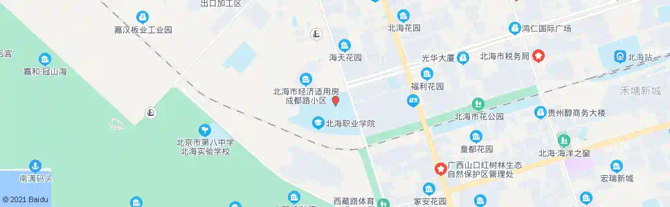 北海北海七中_公交站地图_北海公交_妙搜公交查询2025