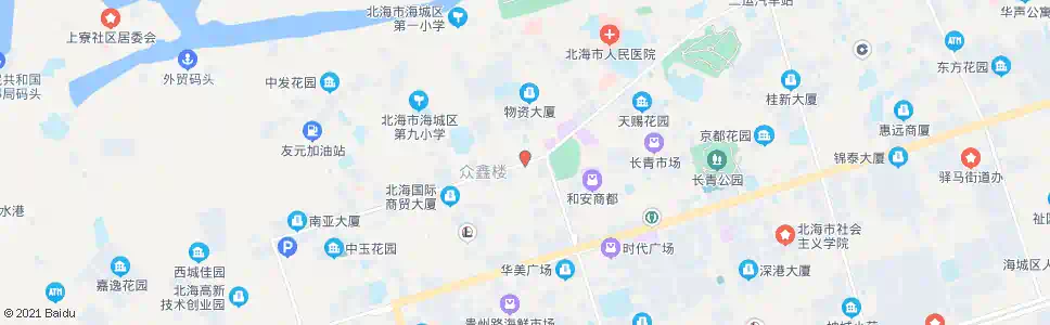 北海新力购物广场_公交站地图_北海公交_妙搜公交查询2025