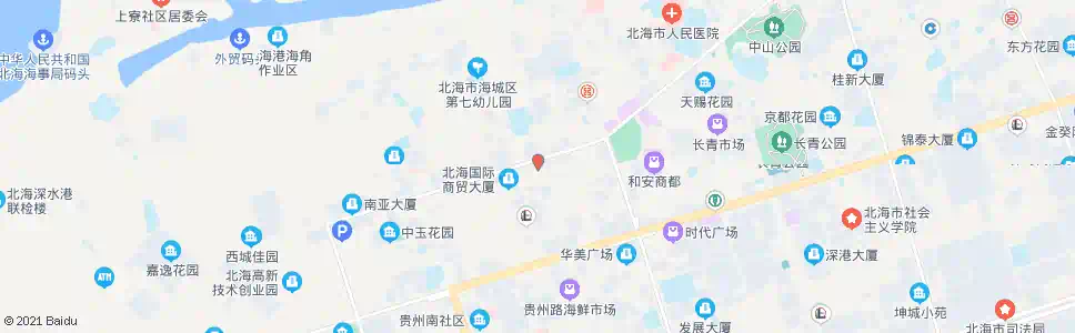 北海中航大厦_公交站地图_北海公交_妙搜公交查询2025