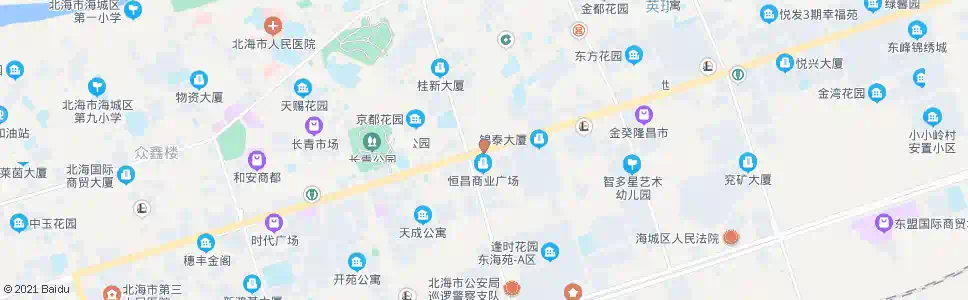 北海广东路口_公交站地图_北海公交_妙搜公交查询2025