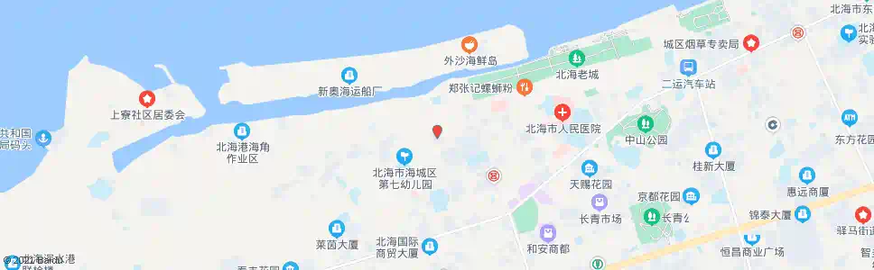北海特力花园_公交站地图_北海公交_妙搜公交查询2025