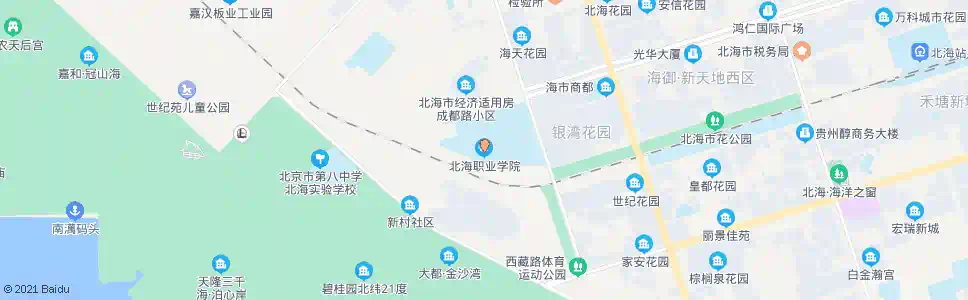 北海银海区职业学校_公交站地图_北海公交_妙搜公交查询2025