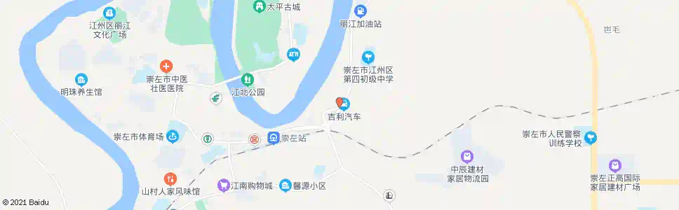崇左中渡_公交站地图_崇左公交_妙搜公交查询2025