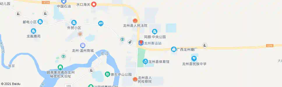 崇左龙州客运站_公交站地图_崇左公交_妙搜公交查询2025