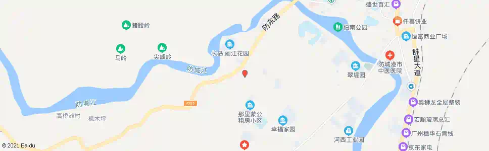 防城港黄竹塘村_公交站地图_防城港公交_妙搜公交查询2025