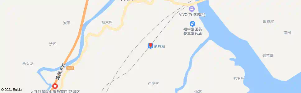 防城港茅岭乡_公交站地图_防城港公交_妙搜公交查询2025