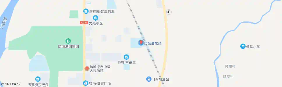 防城港防城火车站_公交站地图_防城港公交_妙搜公交查询2025
