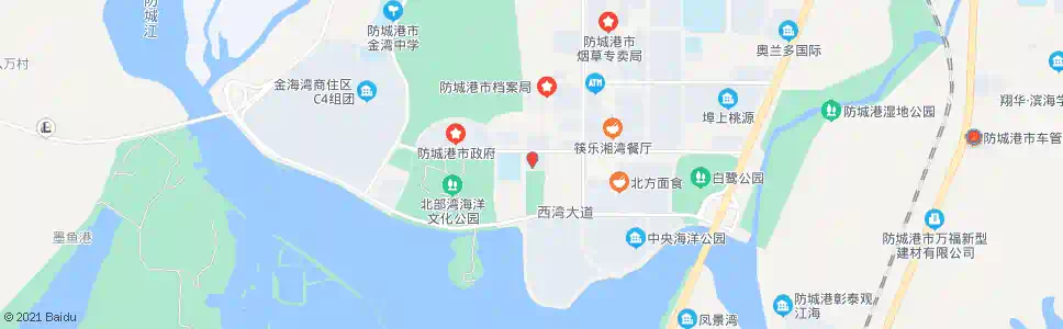 防城港防城港日报社_公交站地图_防城港公交_妙搜公交查询2025