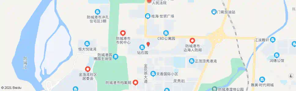 防城港CBD中央商务区_公交站地图_防城港公交_妙搜公交查询2025