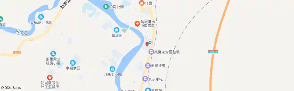 防城港滨江名庭_公交站地图_防城港公交_妙搜公交查询2025