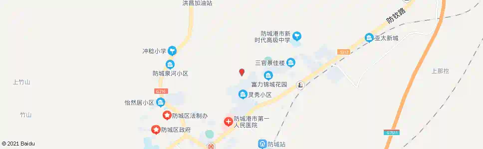 防城港蜈蚣岭公园_公交站地图_防城港公交_妙搜公交查询2025