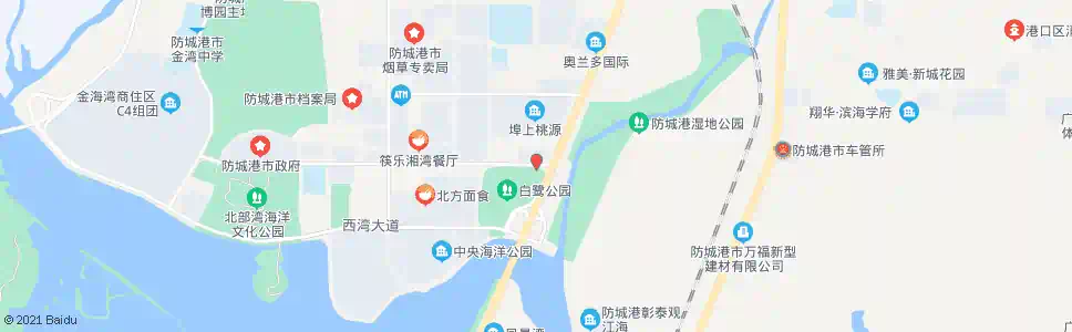 防城港白鹭公园_公交站地图_防城港公交_妙搜公交查询2025