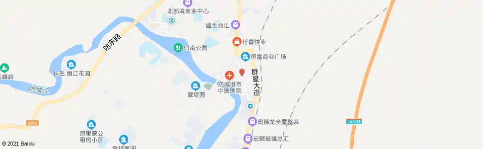 防城港防港路口_公交站地图_防城港公交_妙搜公交查询2025