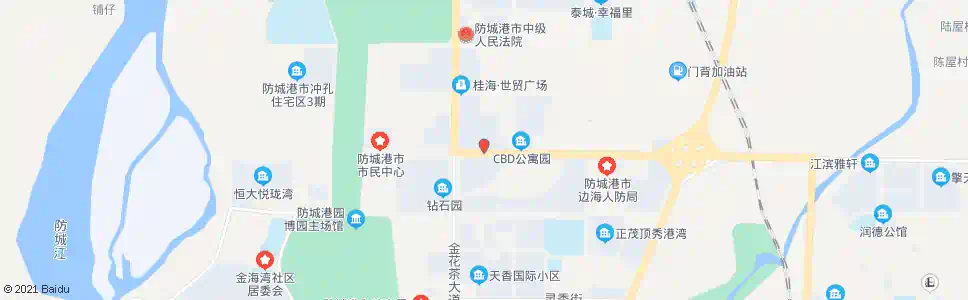 防城港市检察院_公交站地图_防城港公交_妙搜公交查询2025