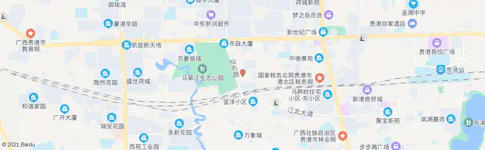 贵港汽车西站_公交站地图_贵港公交_妙搜公交查询2025