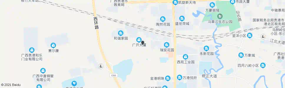 贵港西江农场东区_公交站地图_贵港公交_妙搜公交查询2025