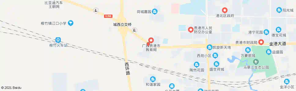 贵港煤炭钢材市场_公交站地图_贵港公交_妙搜公交查询2025