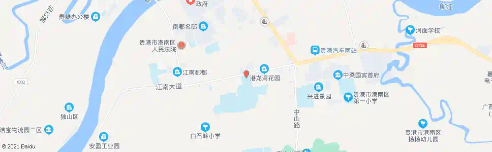 贵港江南中学_公交站地图_贵港公交_妙搜公交查询2025