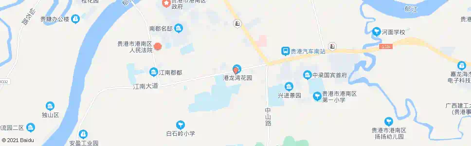 贵港港南土地分局_公交站地图_贵港公交_妙搜公交查询2025
