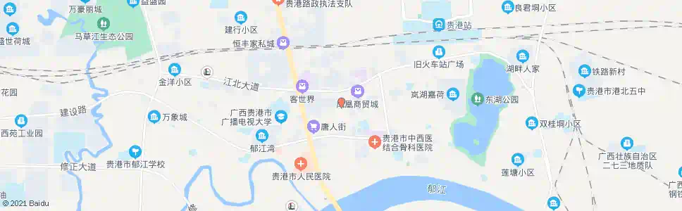 贵港凤凰街口_公交站地图_贵港公交_妙搜公交查询2025