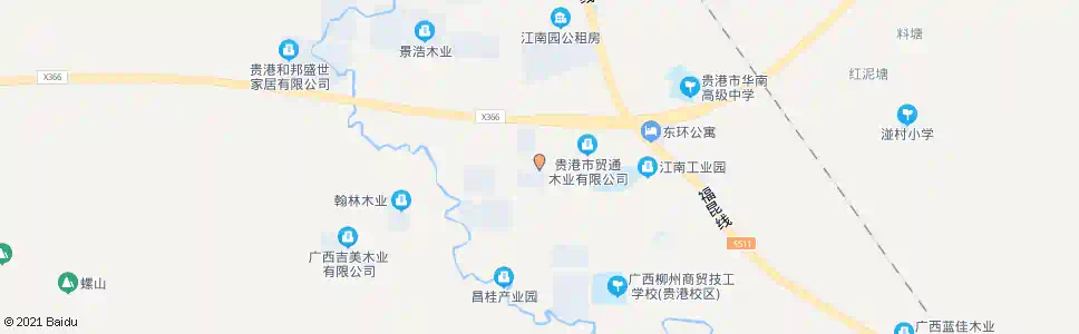 贵港江北造纸厂_公交站地图_贵港公交_妙搜公交查询2025
