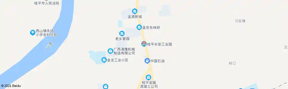 贵港长安工业区_公交站地图_贵港公交_妙搜公交查询2025