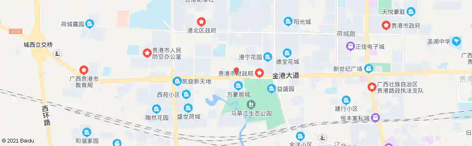 贵港西江家具城_公交站地图_贵港公交_妙搜公交查询2025