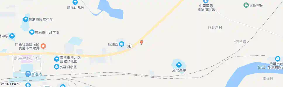贵港港区中学路口_公交站地图_贵港公交_妙搜公交查询2025