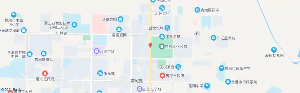 贵港民族公园_公交站地图_贵港公交_妙搜公交查询2025