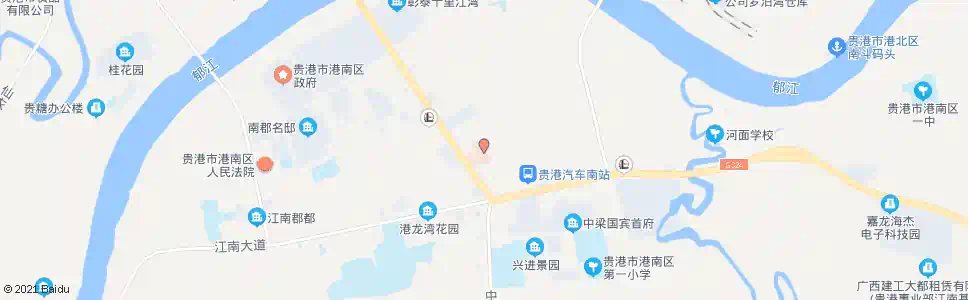 贵港市中医院_公交站地图_贵港公交_妙搜公交查询2025