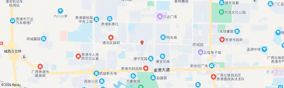 贵港普罗旺斯广场_公交站地图_贵港公交_妙搜公交查询2025