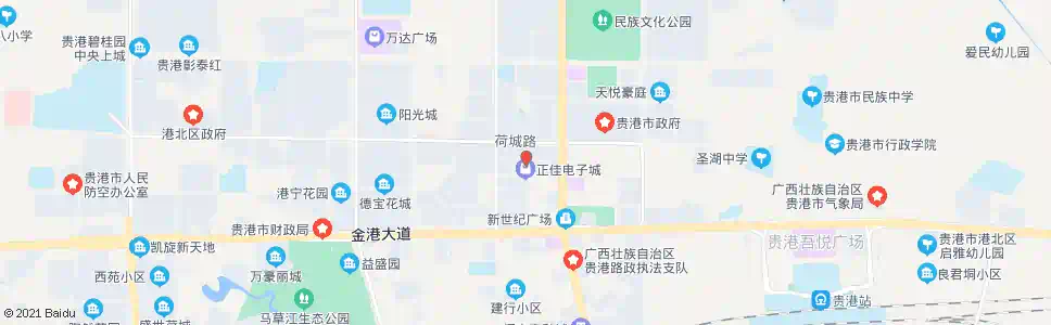 贵港广场明珠_公交站地图_贵港公交_妙搜公交查询2025