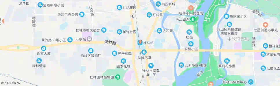 桂林山脚路口_公交站地图_桂林公交_妙搜公交查询2025