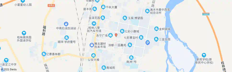 桂林川东二路中_公交站地图_桂林公交_妙搜公交查询2025