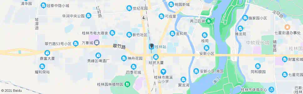 桂林花篢路口_公交站地图_桂林公交_妙搜公交查询2025