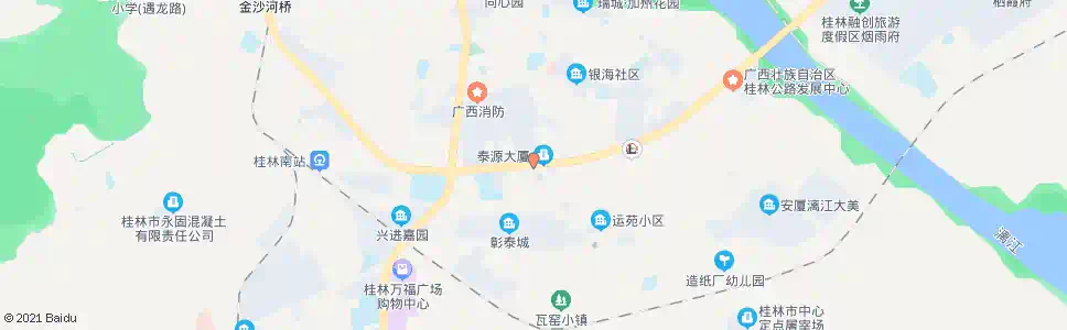 桂林旅游商品批发城A区_公交站地图_桂林公交_妙搜公交查询2025