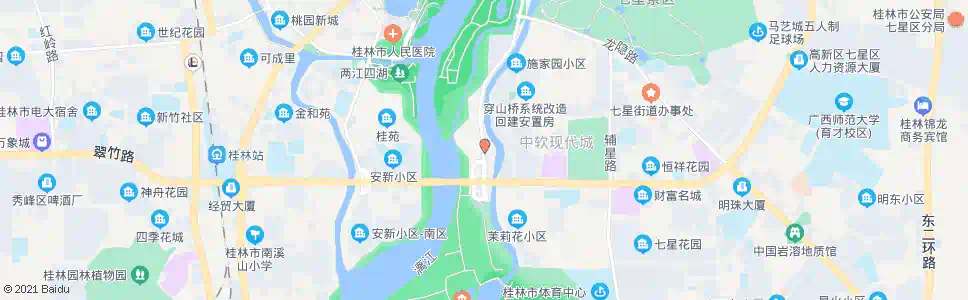 桂林穿山路南口_公交站地图_桂林公交_妙搜公交查询2025